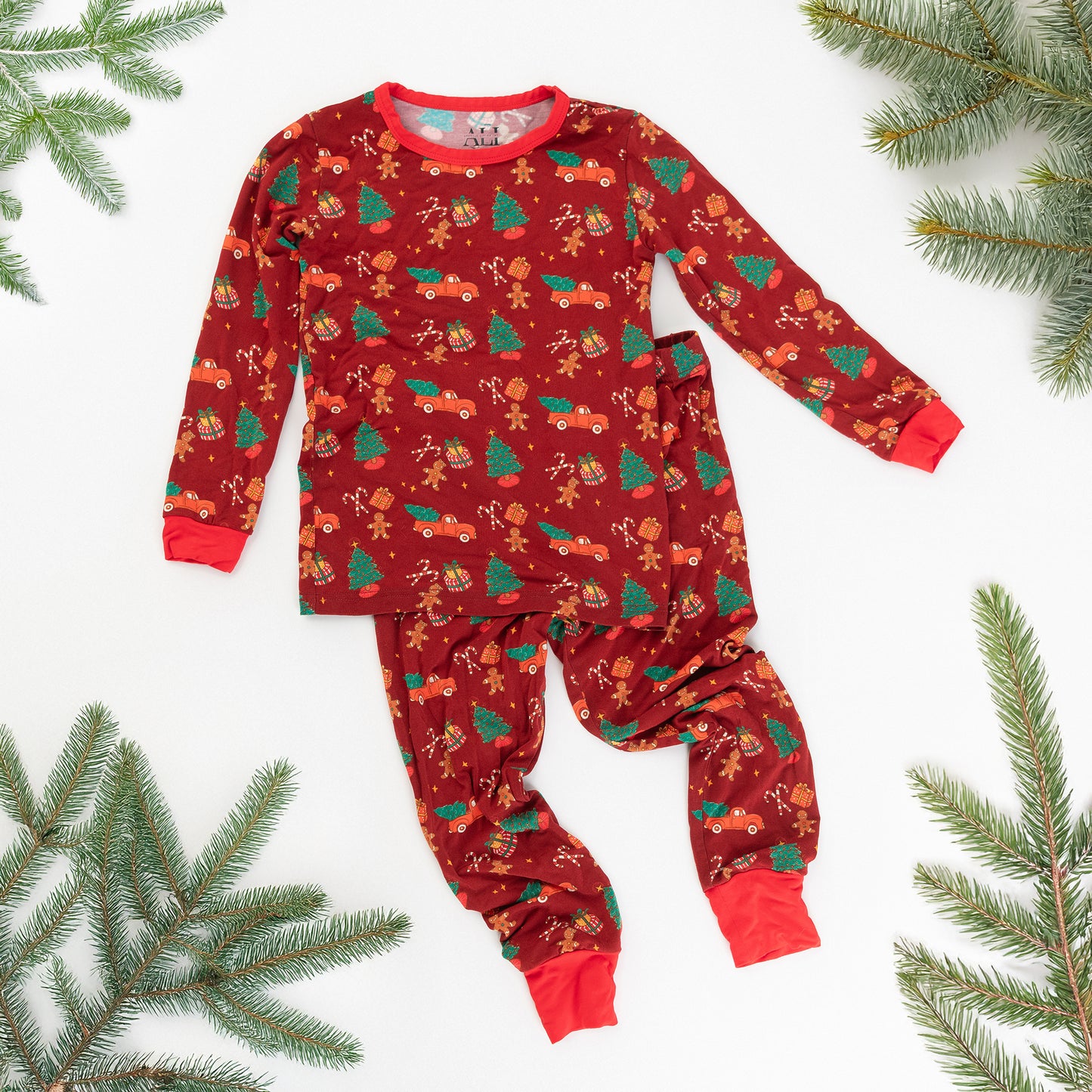Children's Christmas Pajama Set | Soft & Merry Sleepwear In Red | 2025