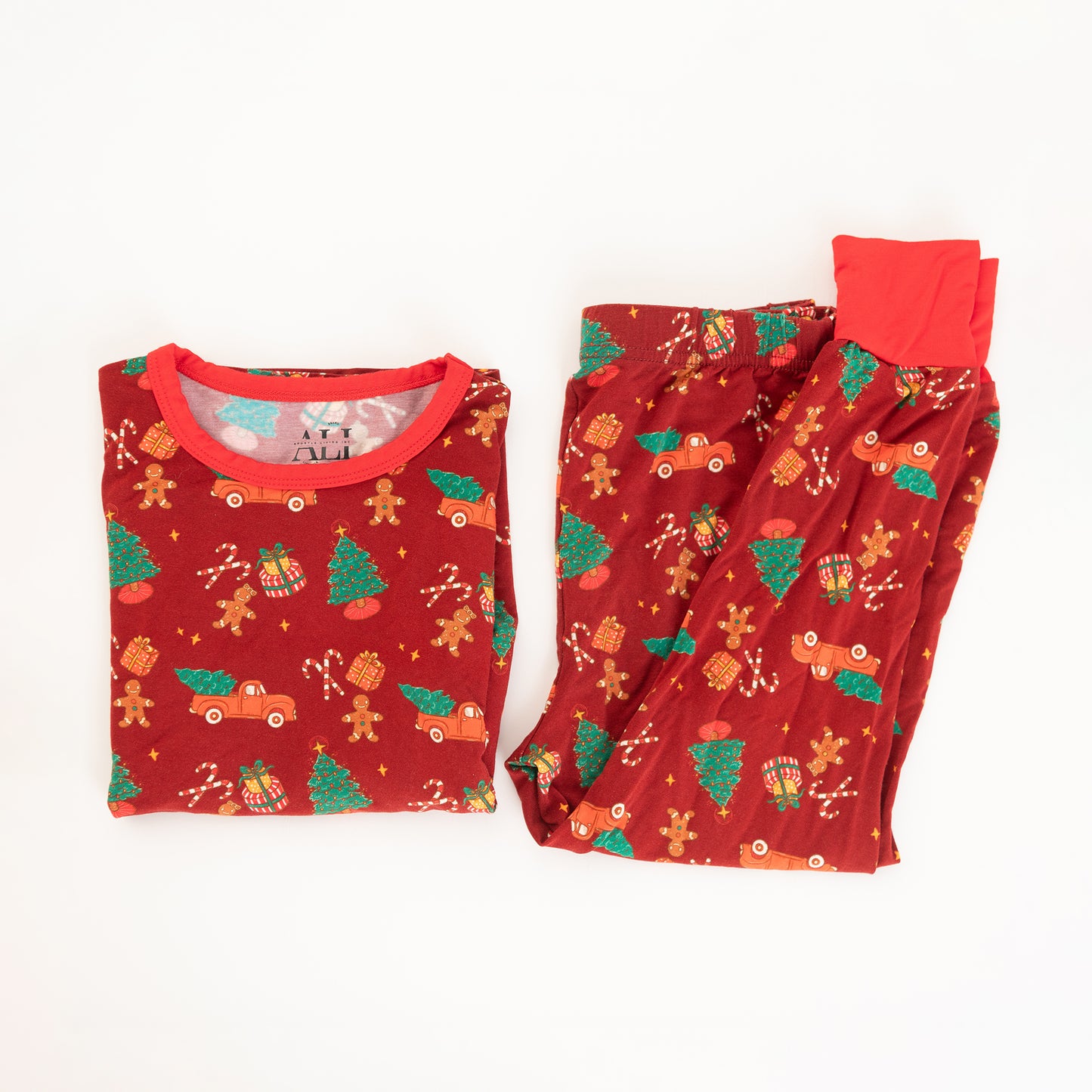 Children's Christmas Pajama Set | Soft & Merry Sleepwear In Red | 2025