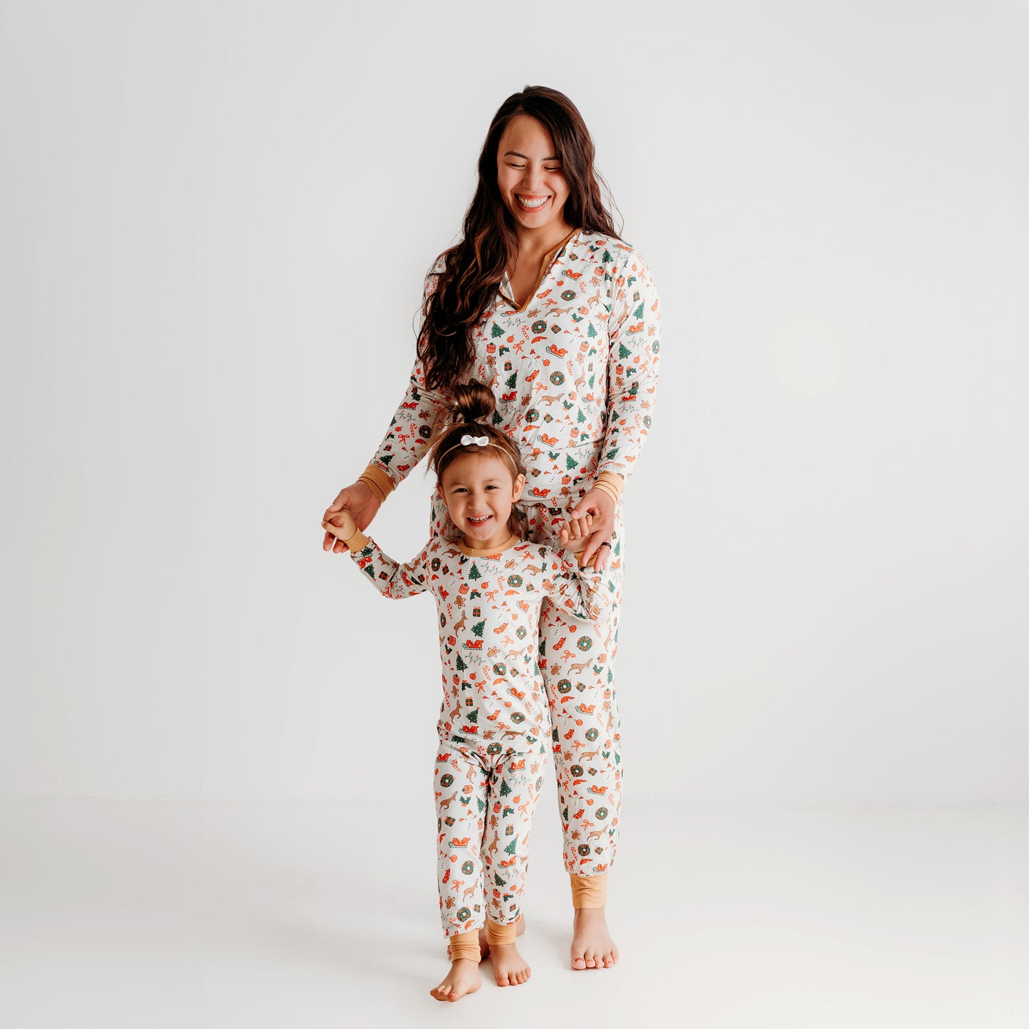 Children's Christmas Pajama Set | Soft & Merry Sleepwear In Ivory