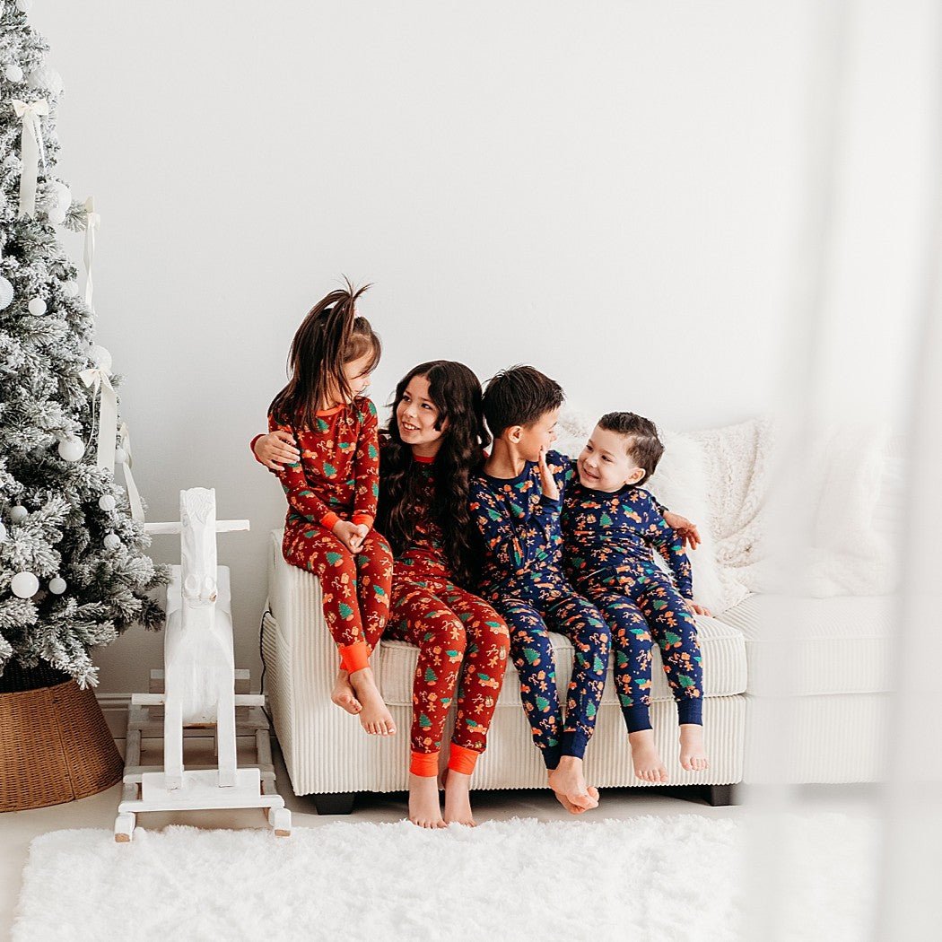 Children's Christmas Pajama Set | Soft & Merry Sleepwear In Red | 2025 - Apostle Living Inc