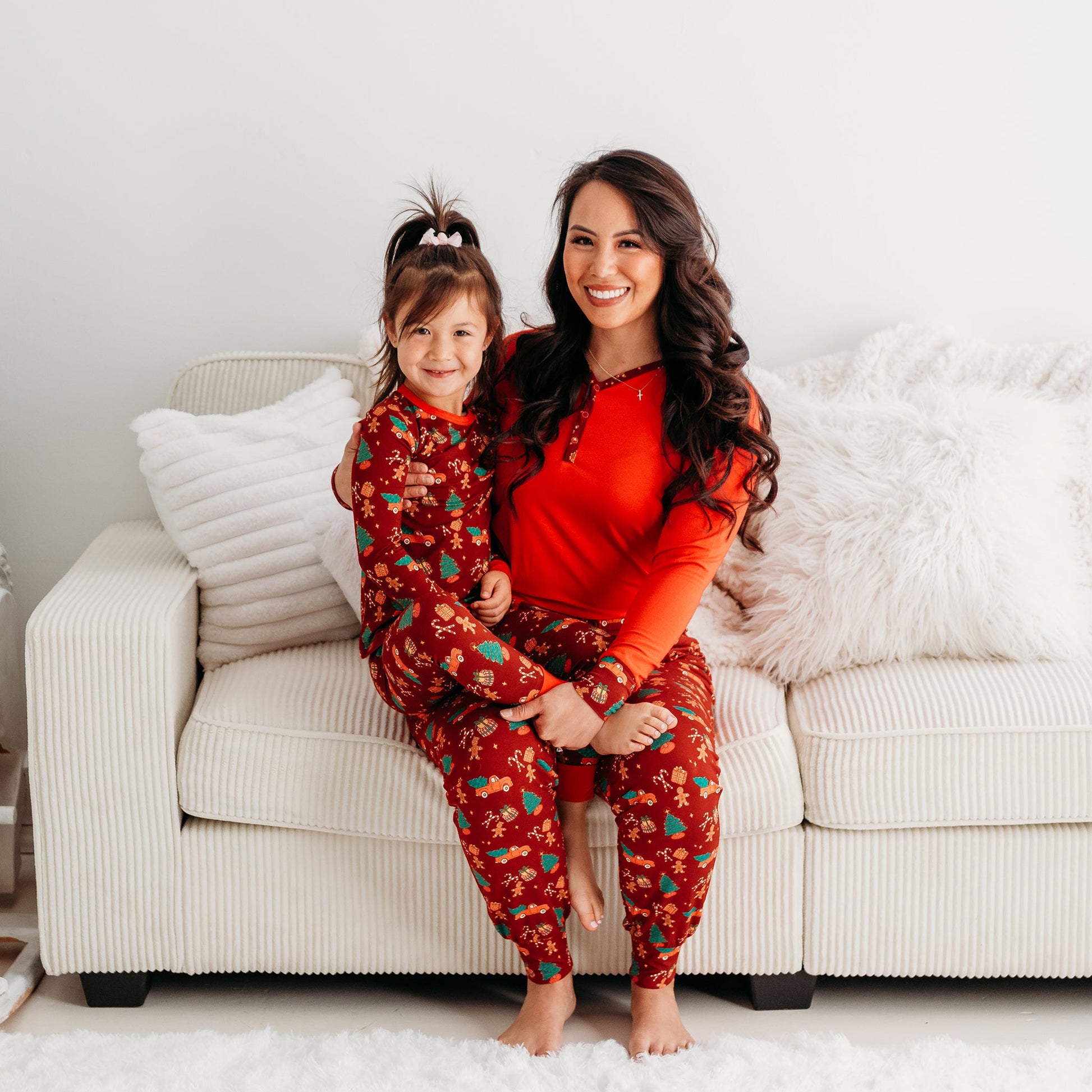 Children's Christmas Pajama Set | Soft & Merry Sleepwear In Red | 2025 - Apostle Living Inc