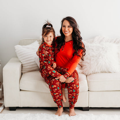 Children's Christmas Pajama Set | Soft & Merry Sleepwear In Red | 2025 - Apostle Living Inc