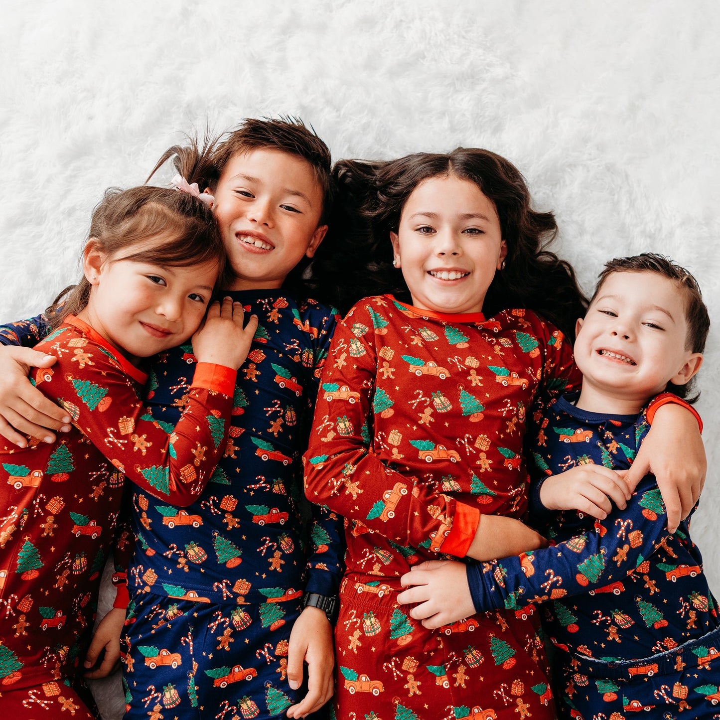 Children's Christmas Pajama Set | Soft & Merry Sleepwear In Red | 2025 - Apostle Living Inc