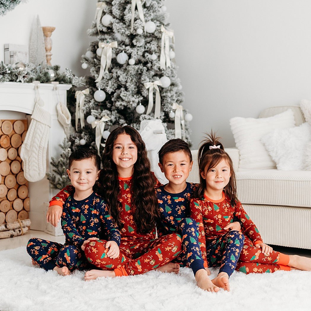 Children's Christmas Pajama Set | Soft & Merry Sleepwear In Red | 2025 - Apostle Living Inc
