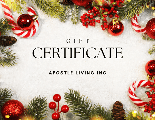 Christmas Gift Card - Apostle Living Inc
