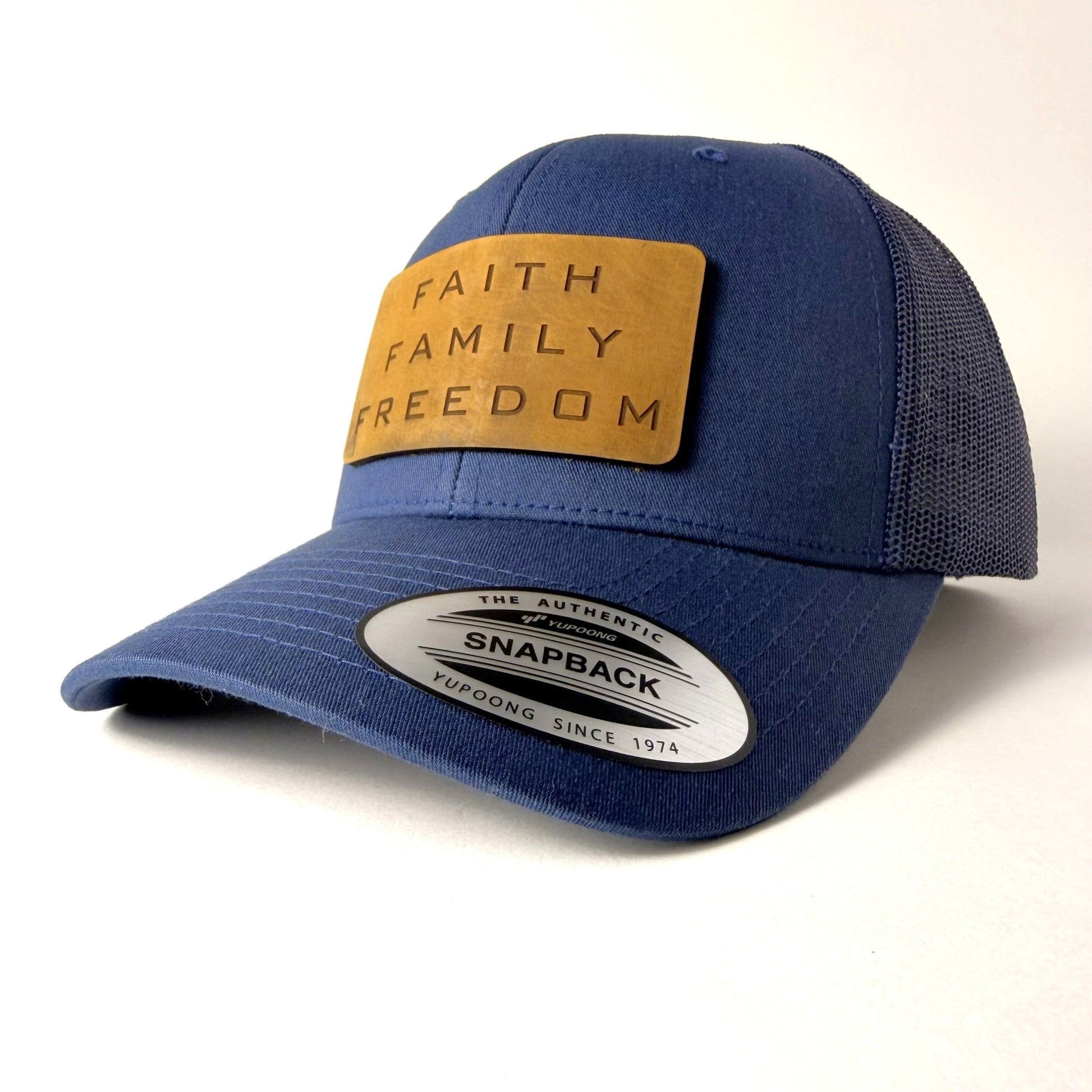 Faith Family Freedom Trucker Hat – Christian Hat - Apostle Living Inc