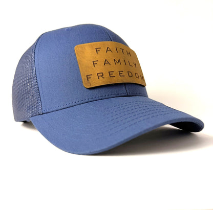 Faith Family Freedom Trucker Hat – Christian Hat - Apostle Living Inc