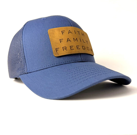 Faith Family Freedom Trucker Hat – Christian Hat - Apostle Living Inc