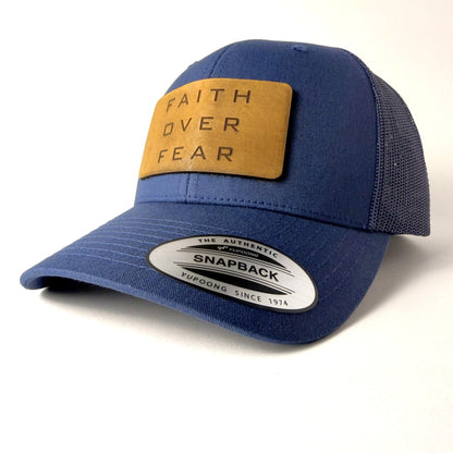 Faith Over Fear Trucker Hat - Christian Hat - Apostle Living Inc