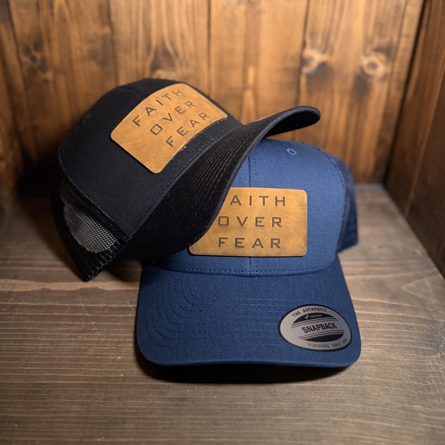 Faith Over Fear Trucker Hat - Christian Hat - Apostle Living Inc