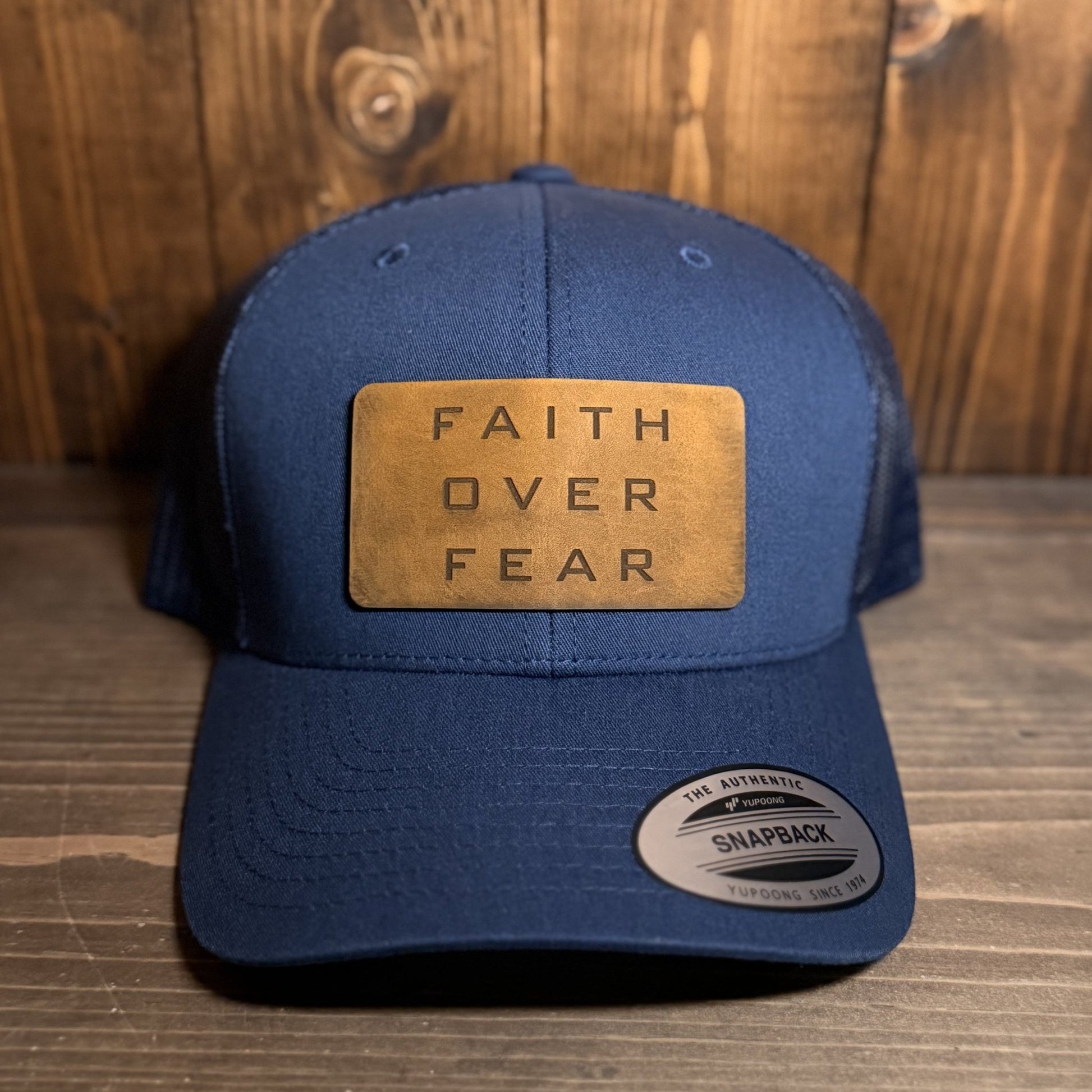 Faith Over Fear Trucker Hat - Christian Hat - Apostle Living Inc