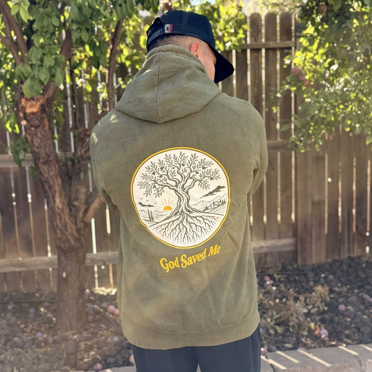 Olive Tree Hoodie: 100% ring-spun cotton - Apostle Living Inc