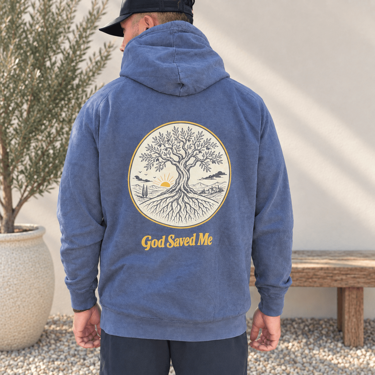 Olive Tree Hoodie: 100% ring-spun cotton - Apostle Living Inc