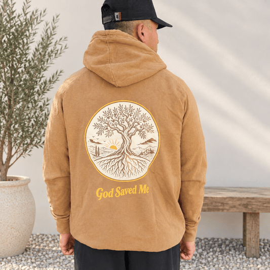 Olive Tree Hoodie: 100% ring-spun cotton - Apostle Living Inc