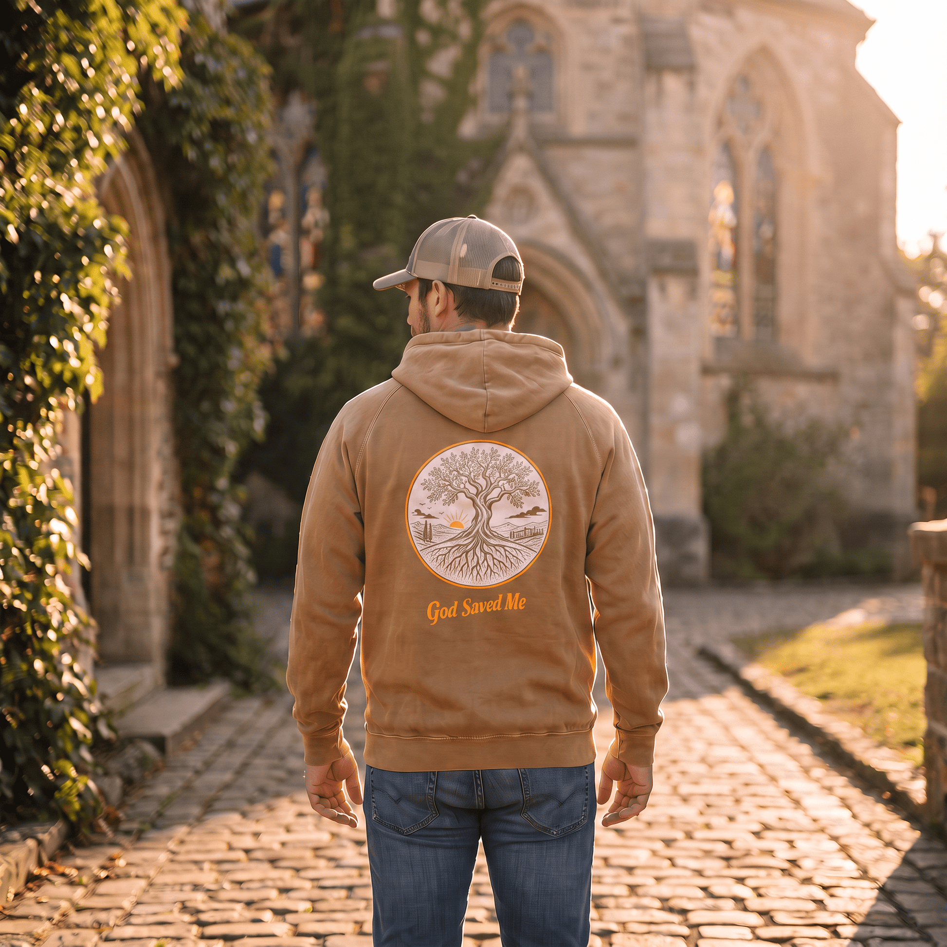 Olive Tree Hoodie: 100% ring-spun cotton - Apostle Living Inc