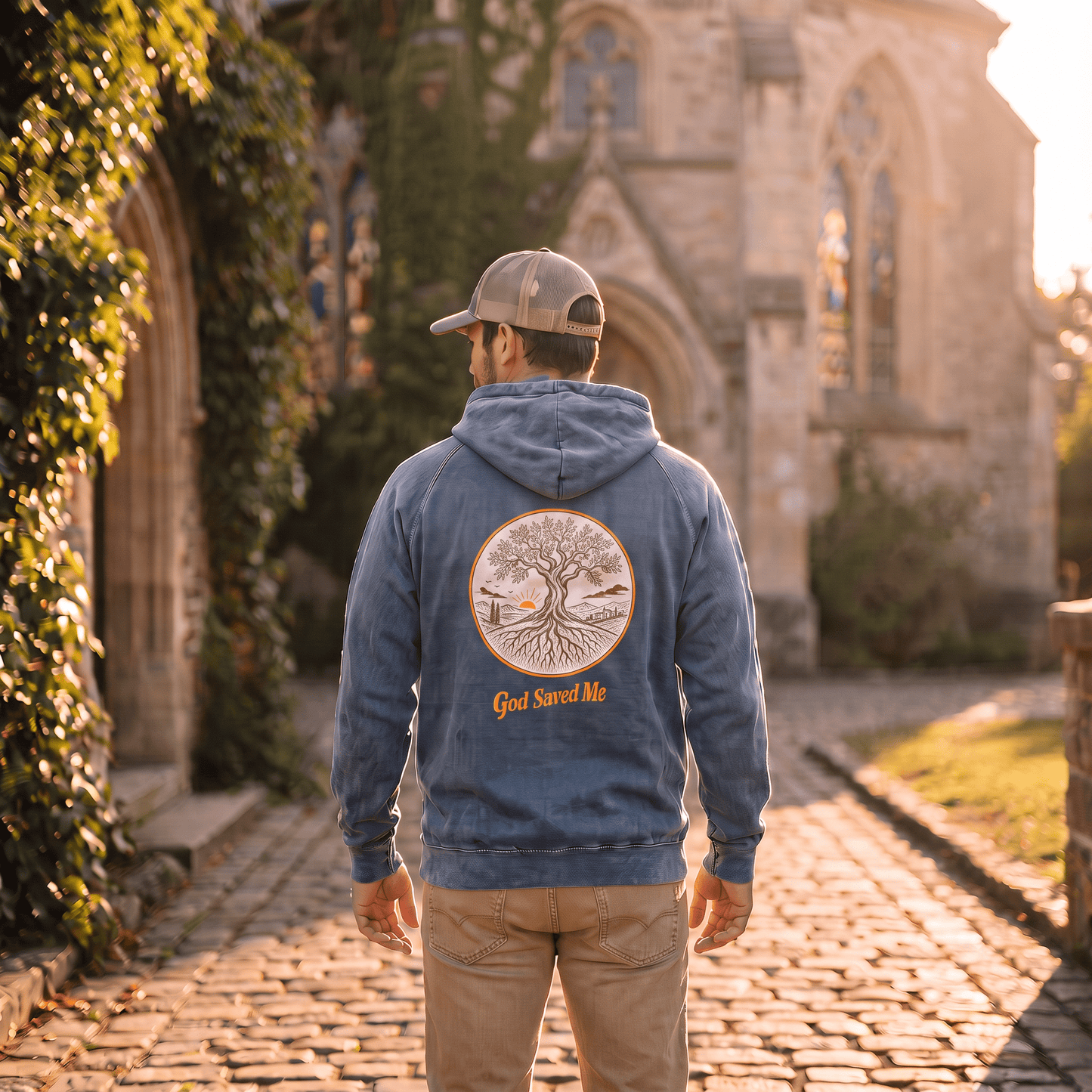 Olive Tree Hoodie: 100% ring-spun cotton - Apostle Living Inc
