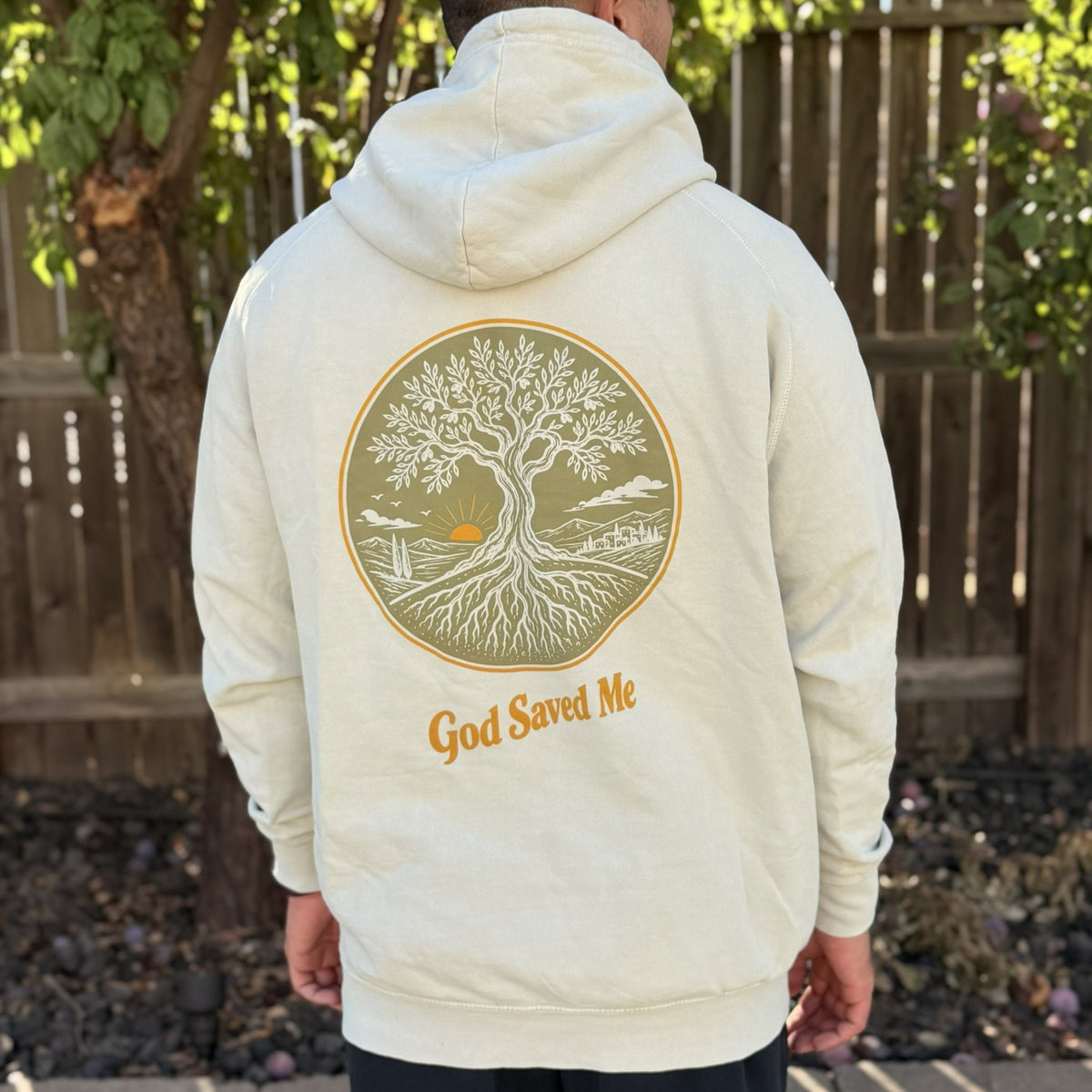 Olive Tree Hoodie: 100% ring-spun cotton - Apostle Living Inc