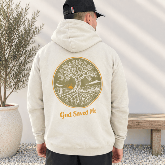 Olive Tree Hoodie: 100% ring-spun cotton - Apostle Living Inc