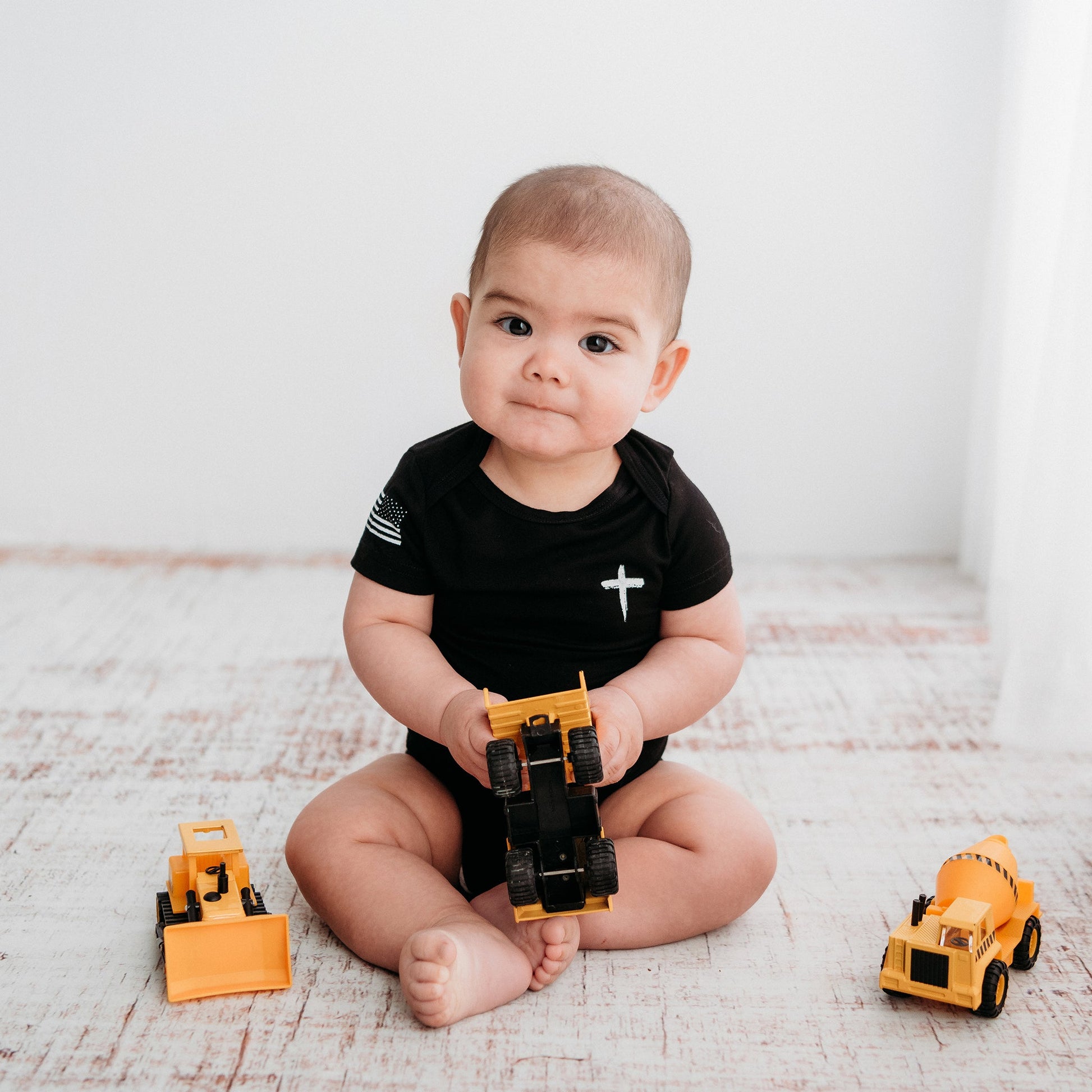 Soft & Breathable Bamboo Christian Baby Onesie – Show Faith & Freedom from Day One - Apostle Living Inc