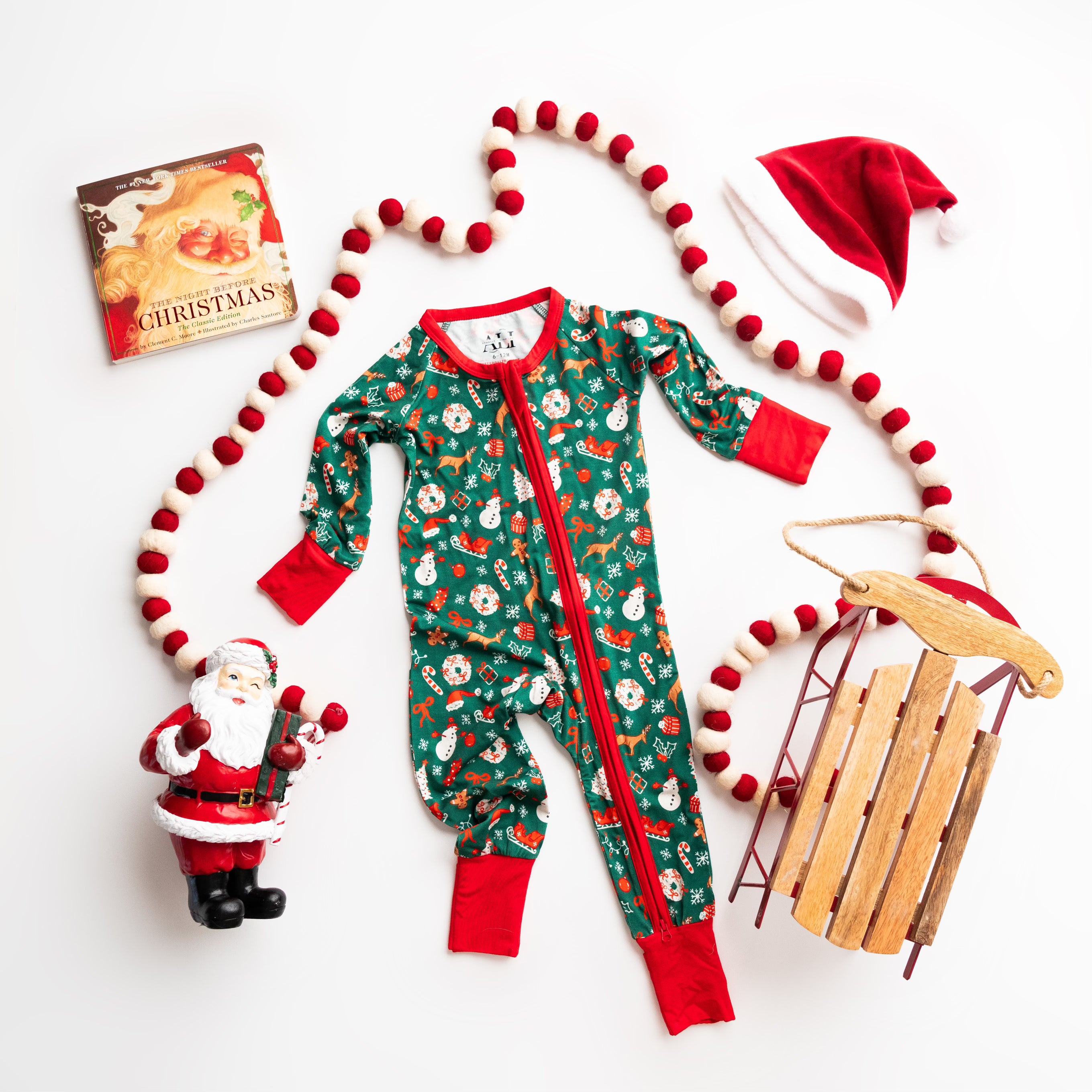 Infant Christmas PJ Set | Soft & Snug Holiday Onesie