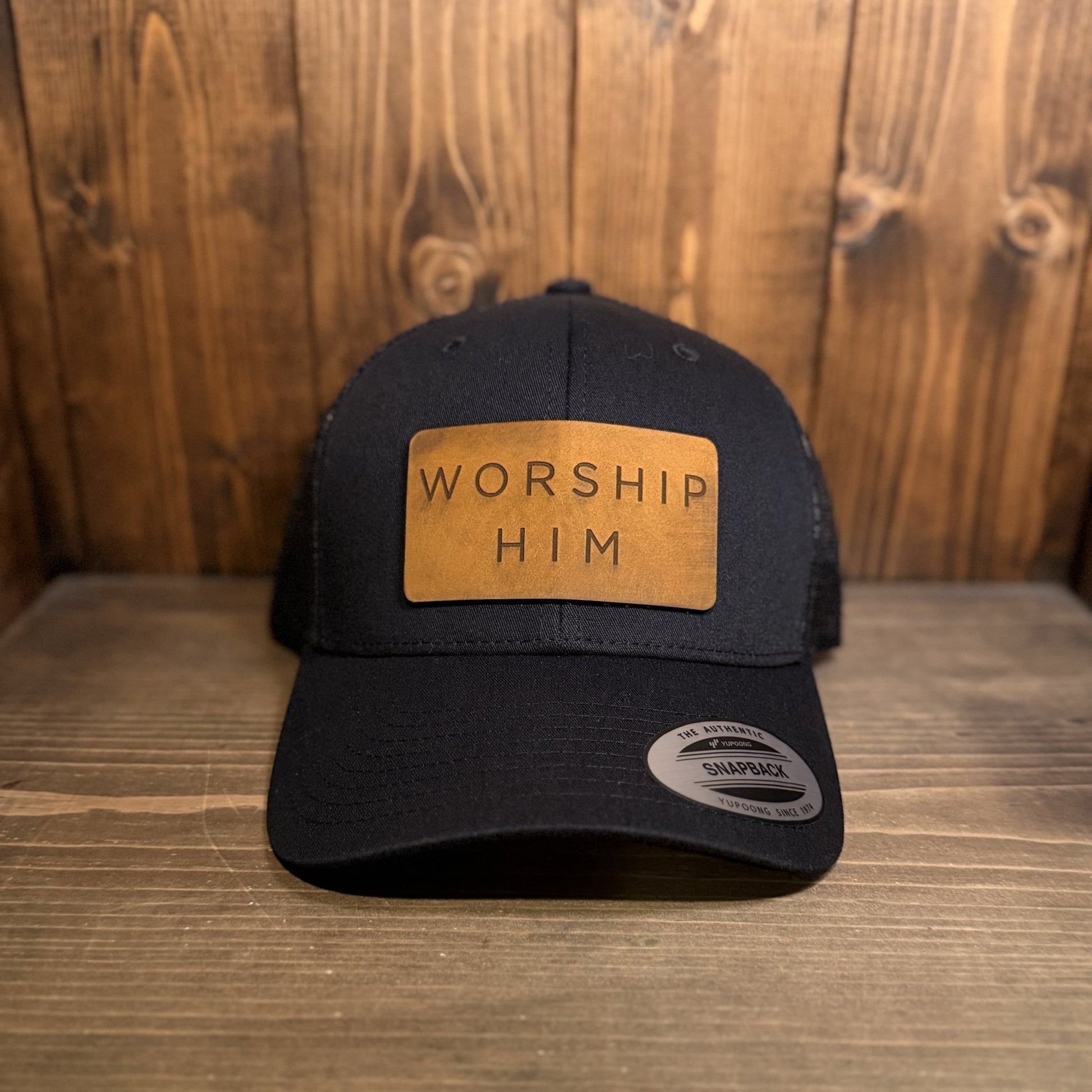 WORSHIP HIM Trucker Hat – Christian Faith Hat - Apostle Living Inc